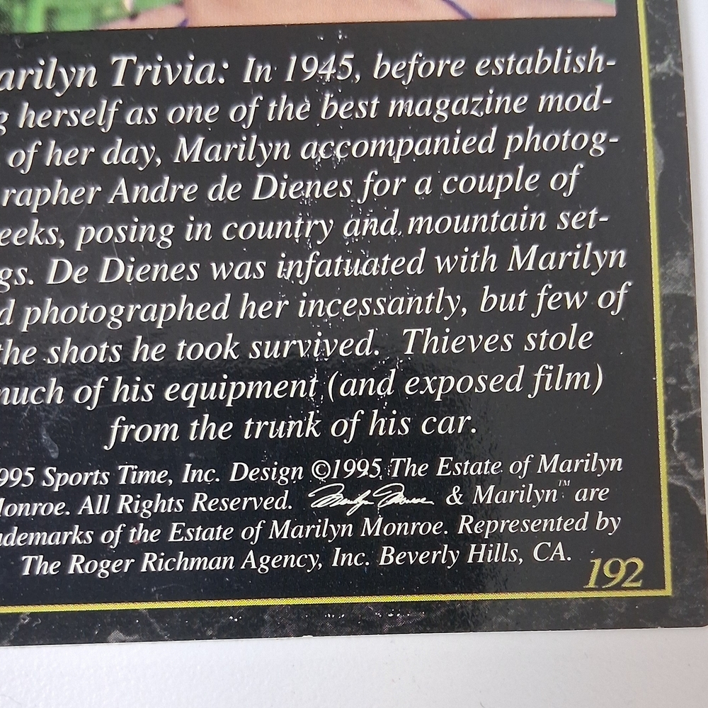 Marilyn Monroe Collectible‎ Cards Set - Picture 5 of 6